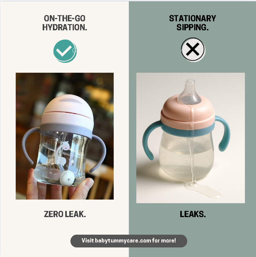 SipEase Baby Straw Bottle